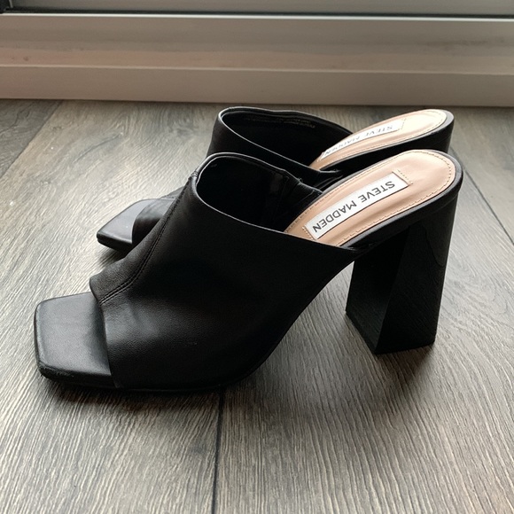 Steve Madden Tule Heels Open Toe Mule - Picture 3 of 8